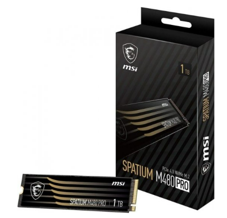 כונן אחסון MSI SPATIUM M480 PRO PCIe 4.0 NVMe M.2 SSD