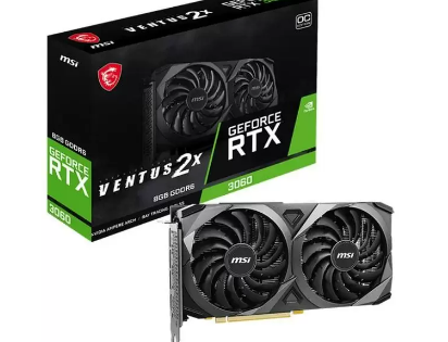 כרטיס מסך MSI GeForce RTX 3060 VENTUS 2X 8G OC 8GB GDDR6