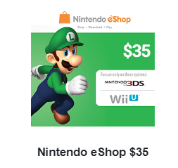 קוד לחשבון אמריקאי בנינטנדו Nintendo eShop $35