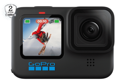 מצלמת אקסטרים GoPro HERO 10 BLACK