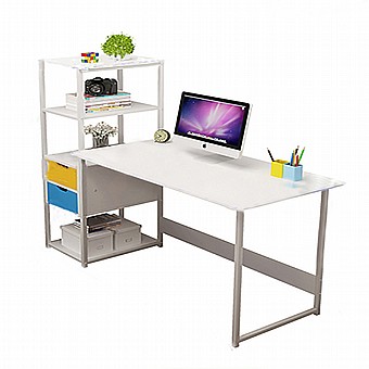 שולחן מחשב כתיבה כולל מדפים דגם MSR-1139 רוחב 1.2 מטר מבית ROSSO ITALY צבעים לבחירה