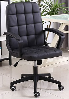 כסא מנהל מזכירה מחשב אורטופדי דגם MSH-6-12 נוח ואיכותי ריפוד דמוי עור