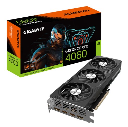 כרטיס מסך Gigabyte RTX 4060 GAMING OC 8GB DP HDMI