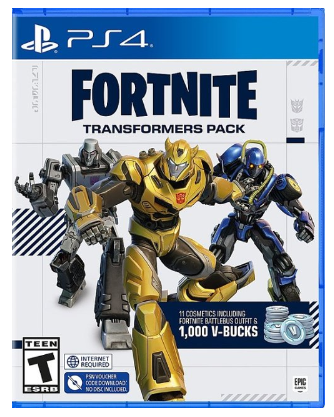 FORTNITE TRANSFORMERS PACK PS4