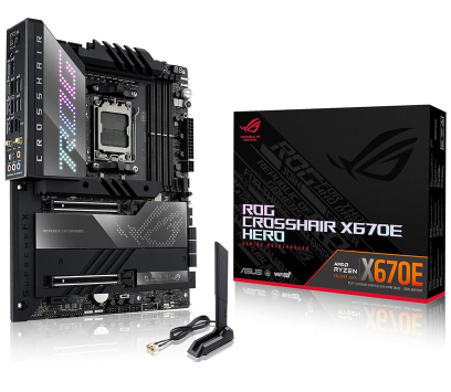 לוח אם ASUS ROG CROSSHAIR X670E HERO AMD AM5 X670 DDR5