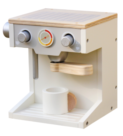 מכונת קפה (אספרסו) מעץ לילדים
