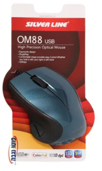 עכבר אופטי Silver Line USB High Precision OM-88BL-USB