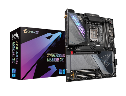 לוח לדור 12-14 Gigabyte Z790 AORUS MASTER X 10Gbe Lan WIFI7