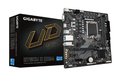 לוח למעבדי אינטל Gigabyte B760M H DDR4 Micro Atx LGA1700