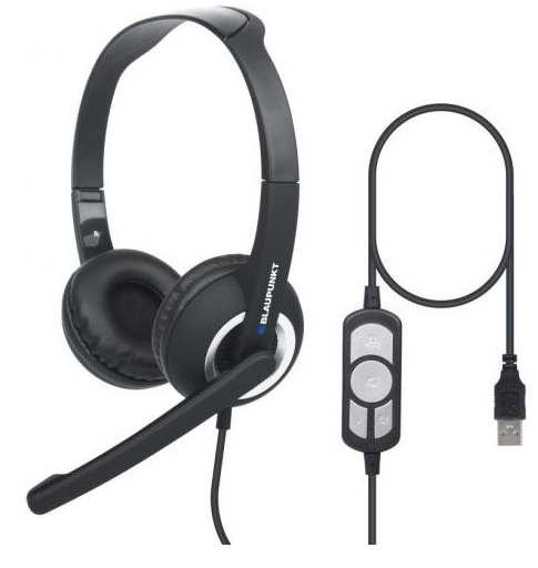 אוזניות On-Ear למחשב בחיבור Blaupunkt BP-3300PC USB