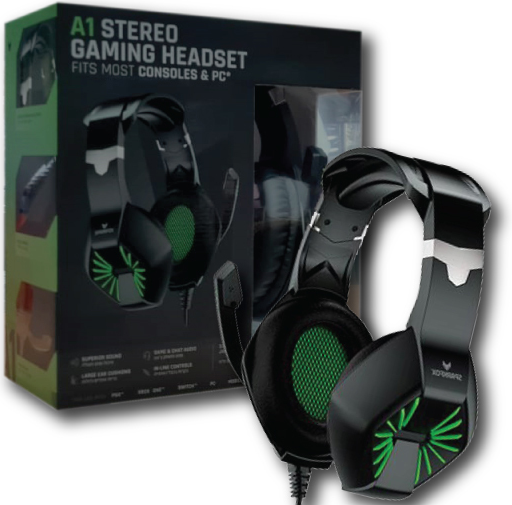 אוזניות Sparkfox Headset A1 Green ספארקפוקס