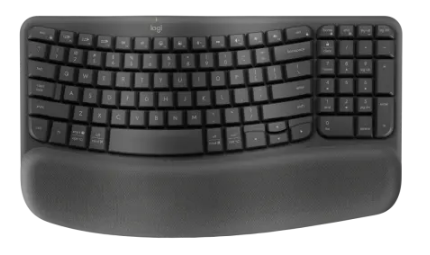 מקלדת אלחוטית ארגונומית Logitech Wave Keys