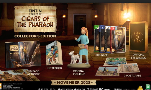 Tin tin Reporter : THE CIGARS OF THE PHARAOH Collector's Edition PS5