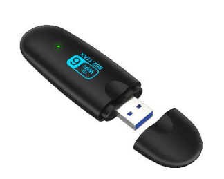 מתאם רשת אלחוטי EZCool 1800Mbps WiFi 6 802.11ax Dual Band USB Adapter UWF-685