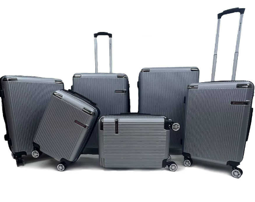 סט 6 מזוודות קשיחות בגדלים שונים