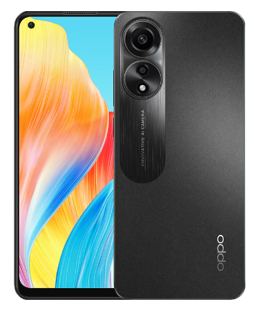 סמארטפון Oppo A78 256GB 8GB RAM CPH2565 - צבע שחור ערפל שנתיים אחריות ע"י היבואן הרשמי