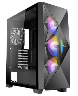 מארז ANTEC DF800 FLUX Mid Tower ATX RGB Tempered Glass side