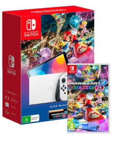 קונסולת משחק Nintendo Switch OLED 64GB עם Mario Kart 8 Deluxe