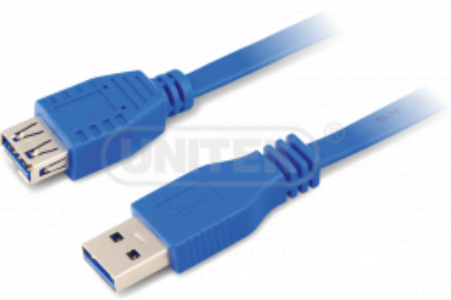 כבל מאריך יו אס בי Protec DM226 3Meter USB3.0 A Male To A Female Flat Cable