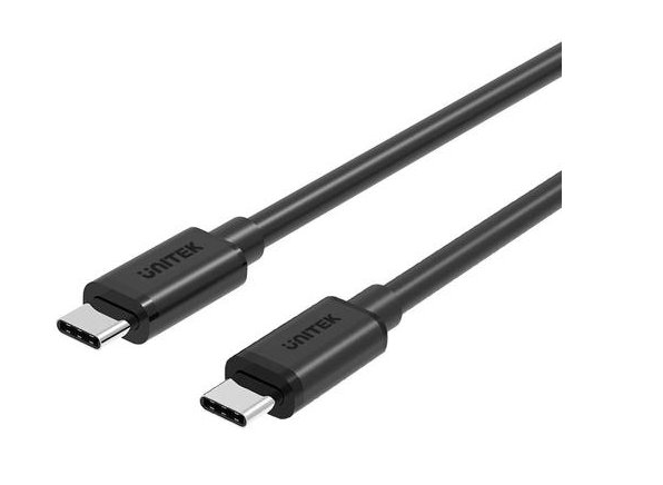 UTK UNITEK Y-C477BK USB cable 1 m USB 3.2 Gen 1 (3.1 Gen 1) USB C Black
