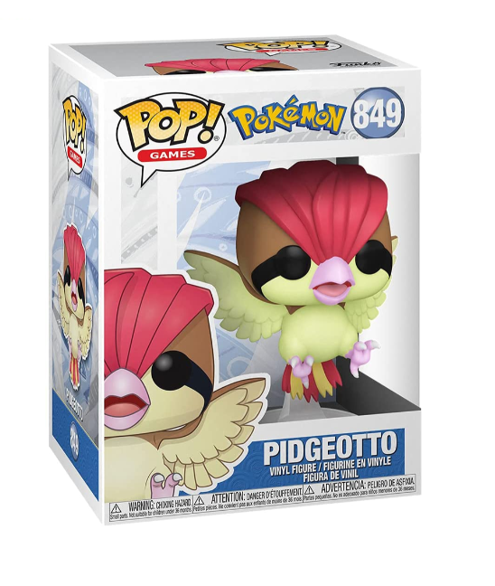 בובת פופ – Funko Pop! Games: Pokemon – Piedgeotto #849