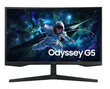 מסך גיימינג קעור SAMSUNG G5 G55C Odessey 27 1ms QHD 165Hz FreeSync