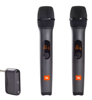 סט 2 מיקרופונים אלחוטיים לבידוריות JBL Wireless Microphone