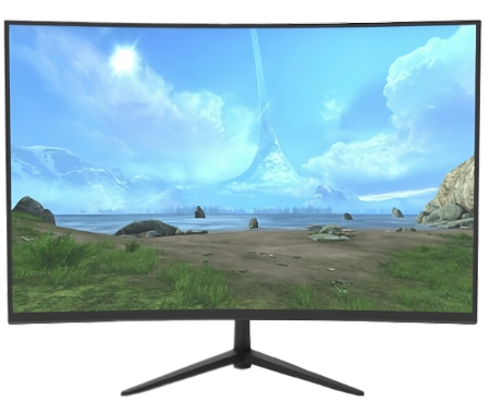 מסך גיימינג קעור Solid J239GCW 23.8 FHD VA 165HZ 5MS DP HDMI