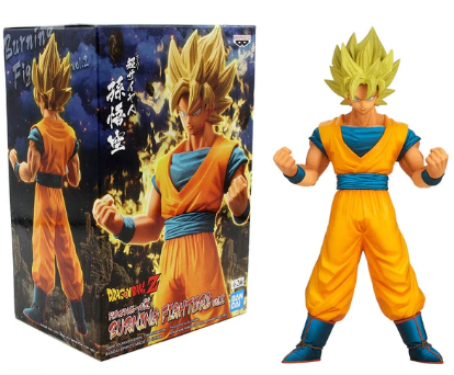 פיגר סופר סאיין סון גוקו 16 ס"מ דרגון בול זי | Dragon Ball Z Burning Fighters Vol. 2 Super Saiyan Son Goku