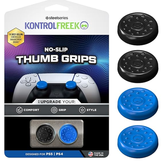 מתאם ארגונומי KontrolFreek No-Slip Thumb Grips For Playstation 5