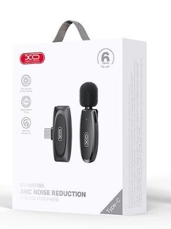 מיקרופון XO MKF08A Lightening Wireless  Wireless Microphone With AI Noise Cancellation Reduction