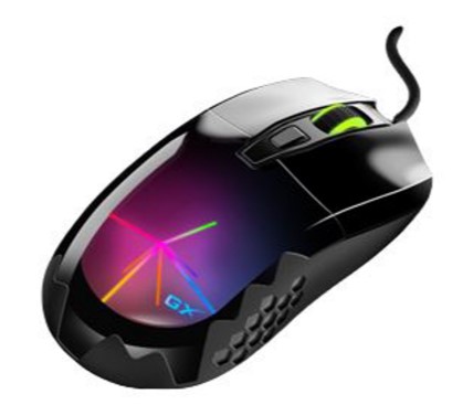 עכבר גיימינג חברת  Genius M715 USB 7200 DPI RGB Gaming Mouse צבע שחור