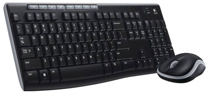 מקלדת ועכבר אלחוטיים Logitech® Wireless Combo MK270