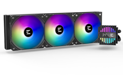 קירור נוזלי משולש Zalman ALPHA 2 A36 CPU Temp Display BLACK 360 RGB ‏