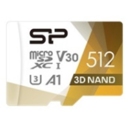 כרטיס זיכרון SP PRO A1 100/80MB microSD 512GB