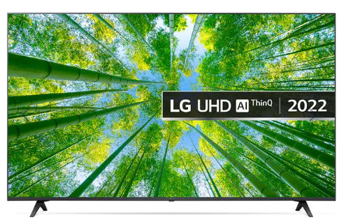 מסך טלוויזיה LG UHD בגודל 50 אינץ' חכמה ברזולוציית 4K דגם: 50UQ80006LB