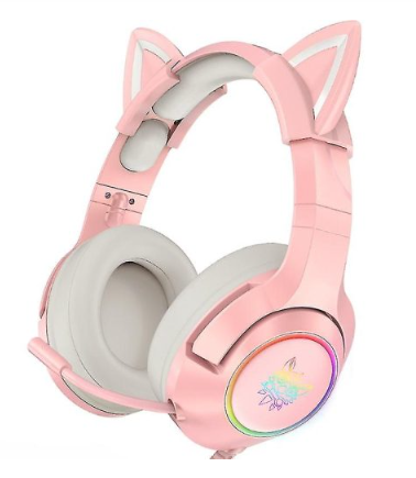 אוזניות גיימינג ONIKUMA K9 7.1 PINK