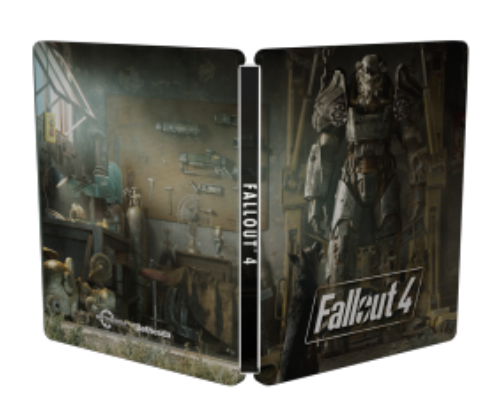סטילבוק ספר מתכת Fallout 4