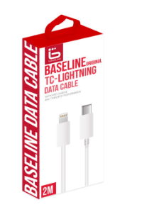 כבל סינכרון וטעינה USB C TO LIGHTNING 2M