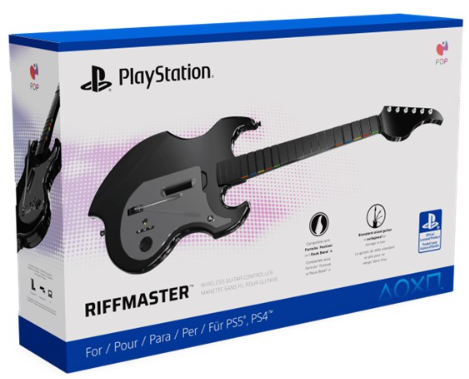 בקר גיטרה אלחוטית PDP RIFFMASTER Wireless Guitar PS4/PS5