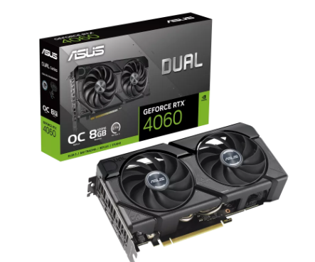 כרטיס מסך ASUS Dual GeForce RTX 4060 EVO OC Edition 8GB GDDR6