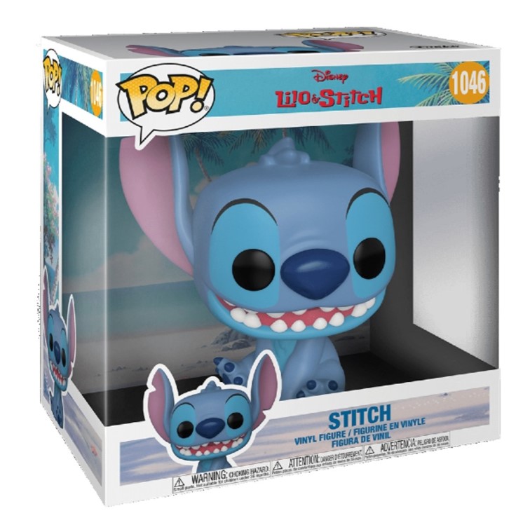 בובת פופ לילו וסטיץ'- סטיץ' גדול – Funko Pop! Disney: Lilo & Stitch – Stitch 10" #1046