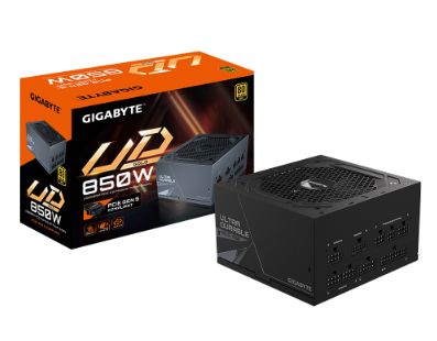 ספק כוח Gigabyte UD850GM PG5 850W 80 Plus Gold PCIE 5.0 Ready