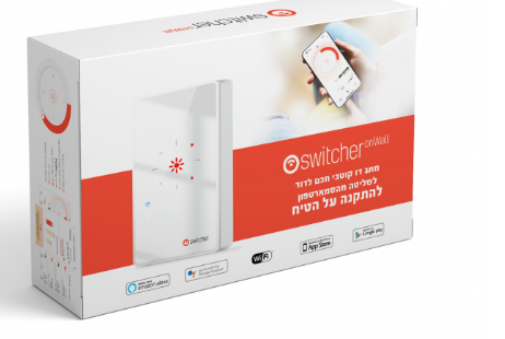 Switcher onWall – מתג חכם לדוד