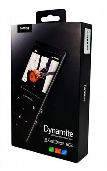 נגן MP3 דיינומייט | Dynamite 8GB SAMVIX צבע שחור