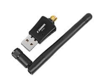 מתאם רשת  אלחוטי WIFI USB DONGLE+ANTENA EZCOOL UWF-801