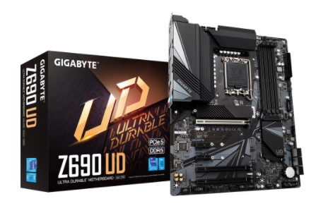 לוח דור 12 Gigabyte Z690 UD DDR5 Lga1700 2.5gb lan DP HDMI INTEL