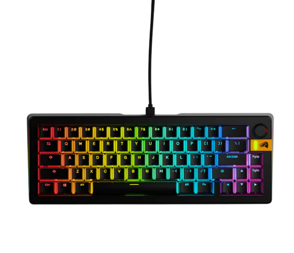 מקלדת מכנית חוטית Glorious GMMK 3 HE 75% (Pre-Built) שחור
