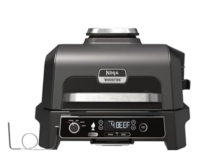 מעשנה גריל מנגל חשמלי Ninja WoodFire Pro XL 1700W