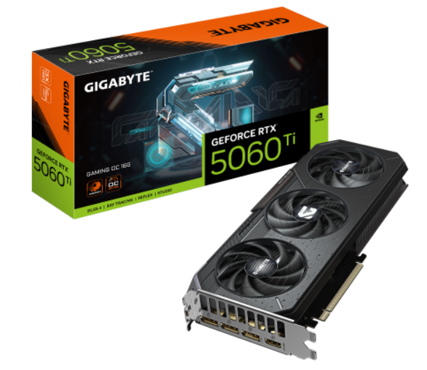 כרטיס מסך Gigabyte RTX 5060 Ti Gaming OC 16GB